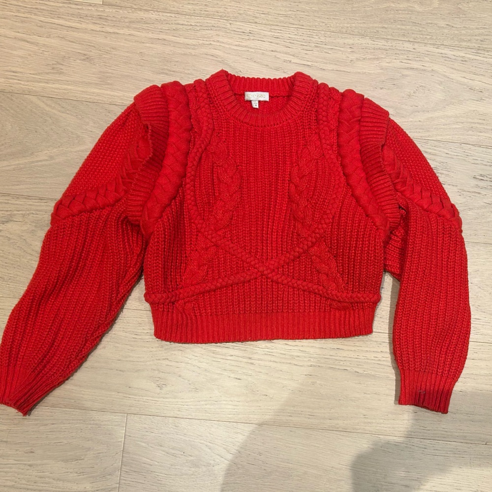 Ronny Kobo Collection Vibrant Red Sweater